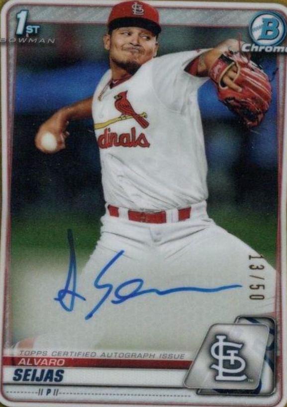 Alvaro Seijas [Gold Refractor] #CPA-AS