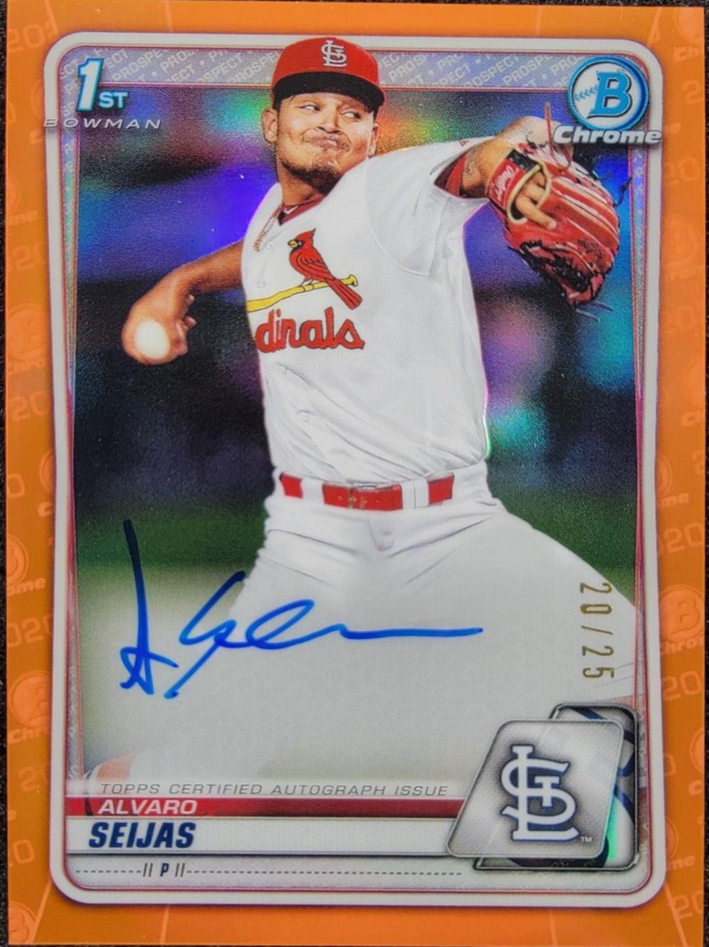 Alvaro Seijas [Orange Refractor] #CPA-AS