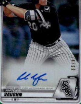 Andrew Vaughn [Green Refractor] #CPA-AVA