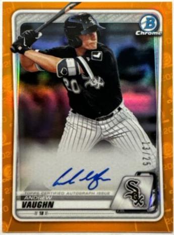 Andrew Vaughn [Orange Refractor] #CPA-AVA