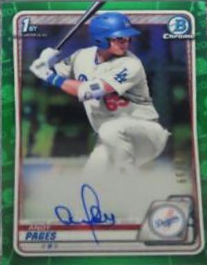 Andy Pages [Green Refractor] #CPA-AP