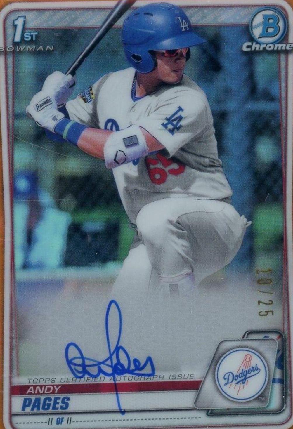Andy Pages [Orange Refractor] #CPA-AP