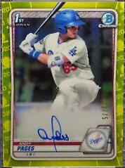 Andy Pages [Yellow Refractor] #CPA-AP