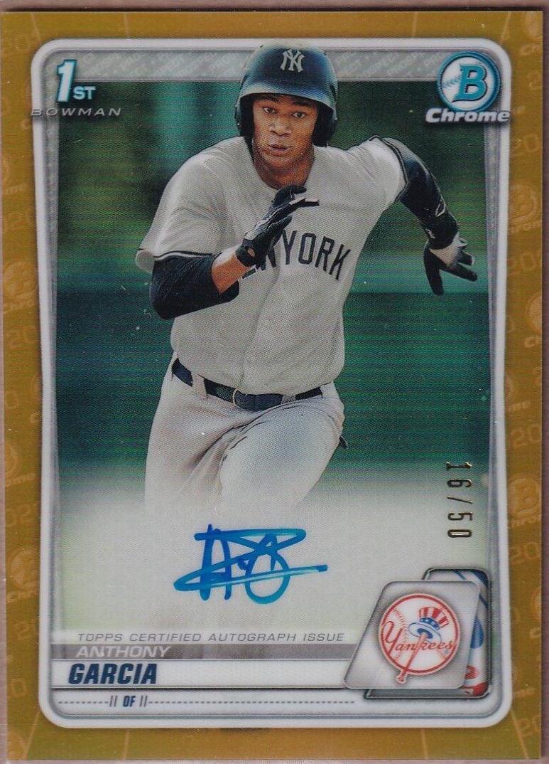Anthony Garcia [Gold Refractor] #CPA-AG