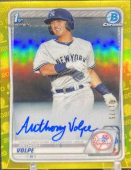 Anthony Volpe [Yellow Refractor] #CPA-AV