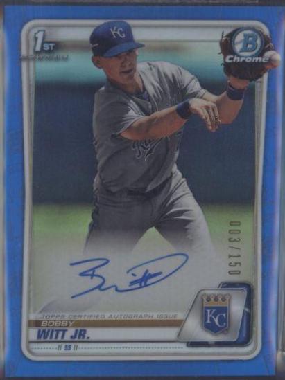Bobby Witt Jr. [Blue Refractor] #CPA-BWJ