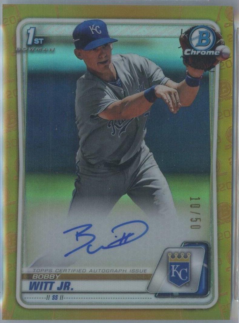 Bobby Witt Jr. [Gold Refractor] #CPA-BWJ