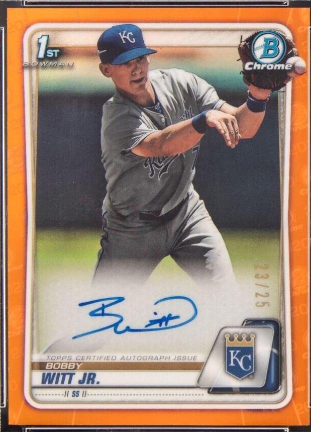 Bobby Witt Jr. [Orange Refractor] #CPA-BWJ
