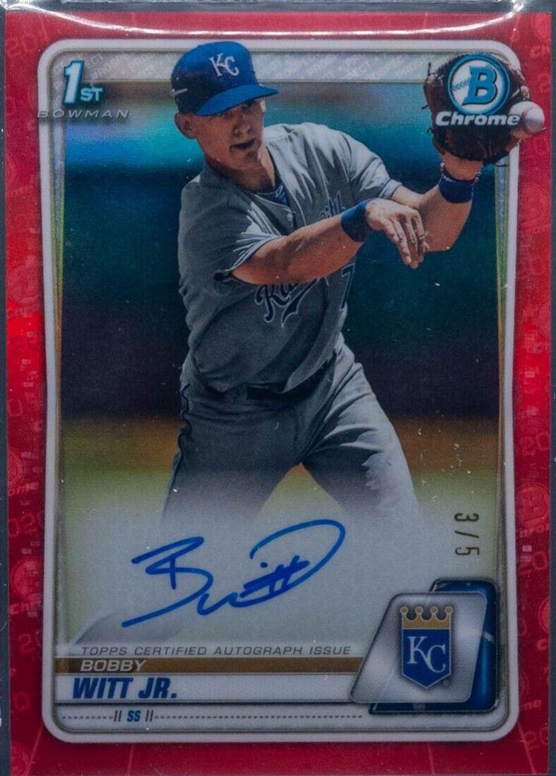 Bobby Witt Jr. [Red Refractor] #CPA-BWJ