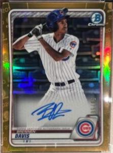 Brennen Davis [Gold Refractor] #CPA-BD
