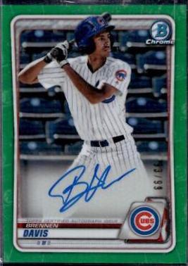 Brennen Davis [Green Refractor] #CPA-BD