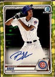 Brennen Davis [Yellow Refractor] #CPA-BD