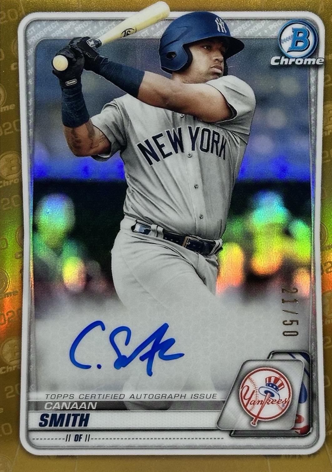 Canaan Smith [Gold Refractor] #CPA-CS