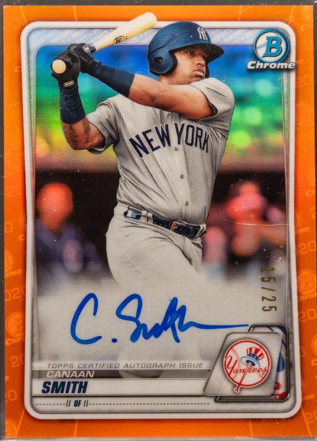 Canaan Smith [Orange Refractor] #CPA-CS