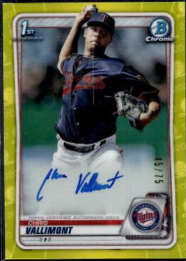 Chris Vallimont [Yellow Refractor] #CPA-CV