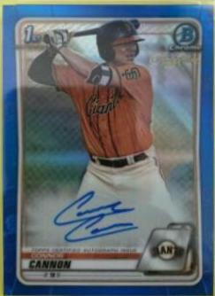 Connor Cannon [Blue Refractor] #CPA-CC