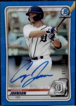 Cooper Johnson [Blue Refractor] #CPA-CJ