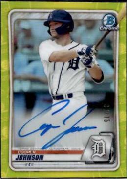 Cooper Johnson [Yellow Refractor] #CPA-CJ