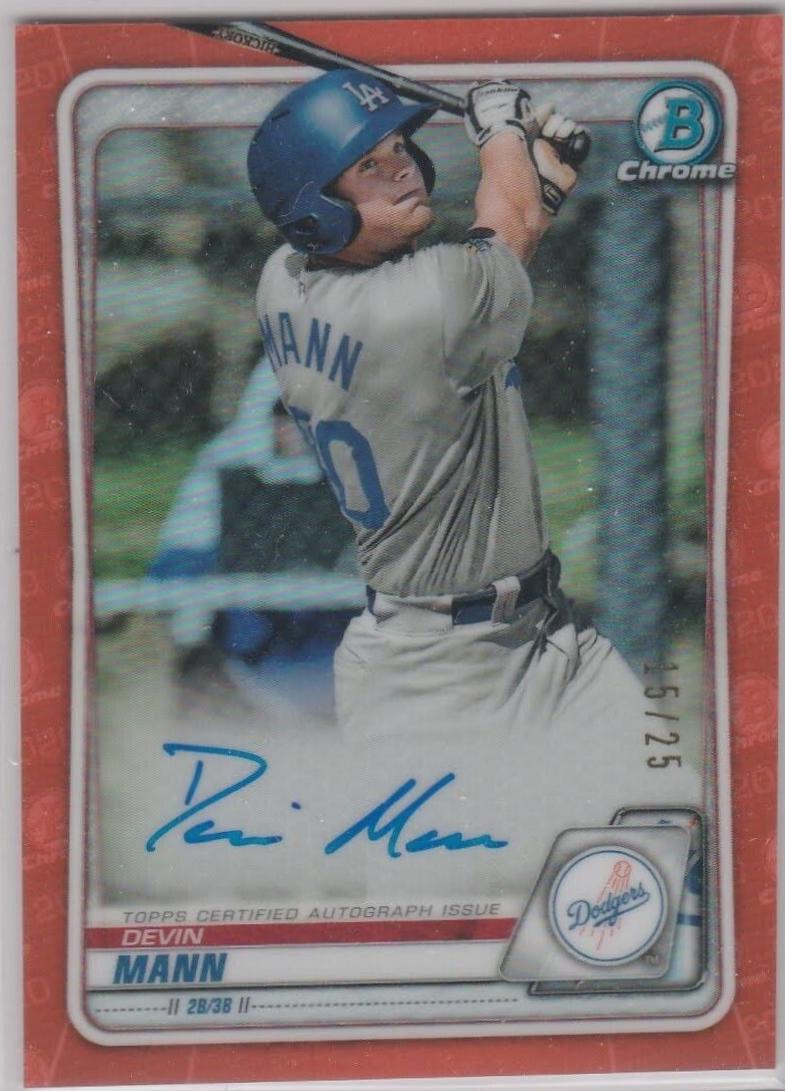Devin Mann [Orange Refractor] #CPA-DMA