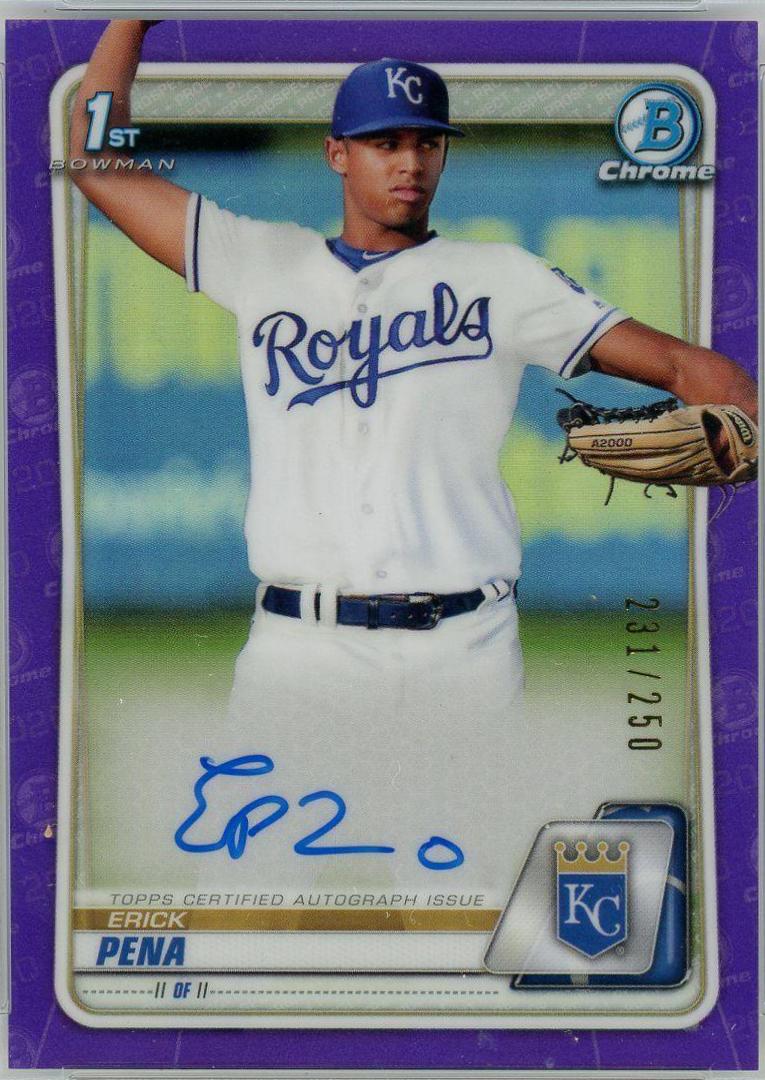 Erick Pena [Purple Refractor] #CPA-EPE
