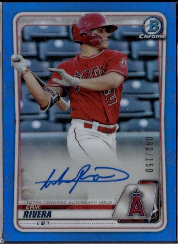 Erik Rivera [Blue Refractor] #CPA-ERI