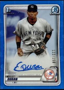 Ezequiel Duran [Blue Refractor] #CPA-ED
