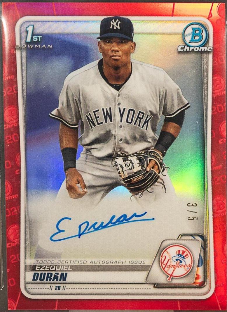 Ezequiel Duran [Red Refractor] #CPA-ED