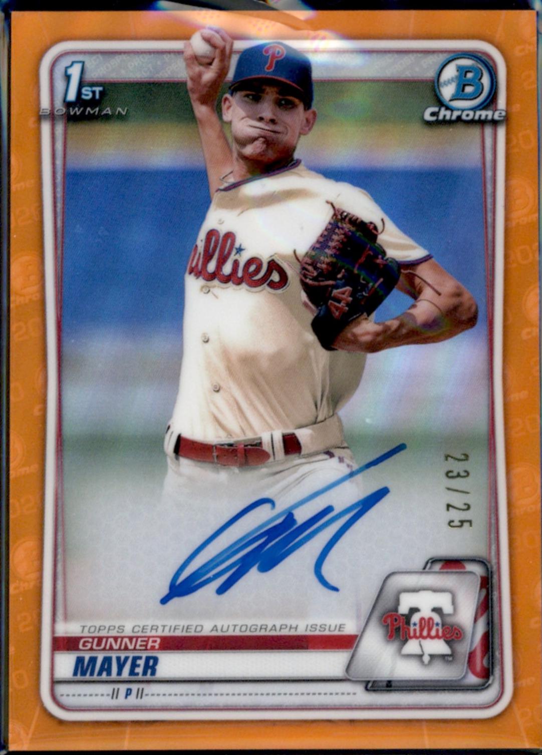 Gunner Mayer [Orange Refractor] #CPA-GMA