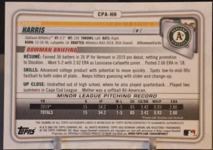 Hogan Harris [Green Refractor] #CPA-HH