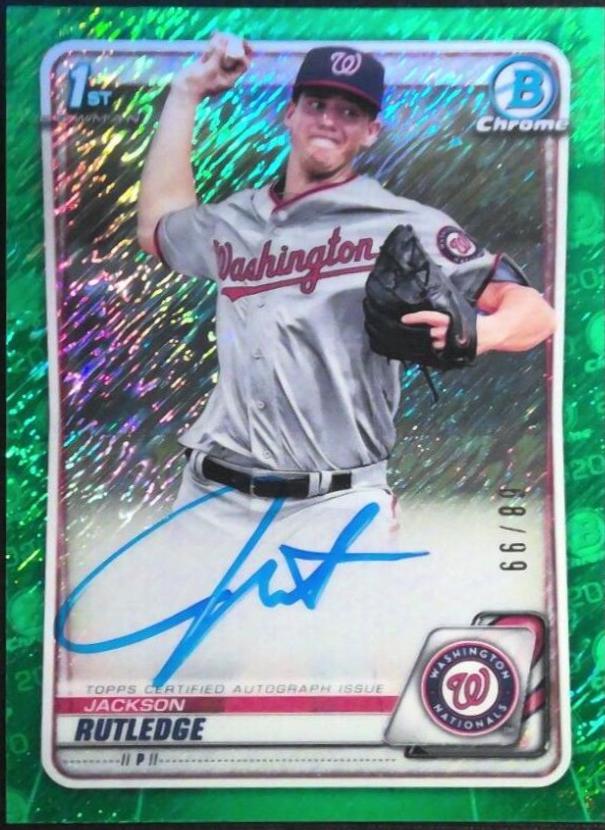 Jackson Rutledge [Green Refractor] #CPA-JR