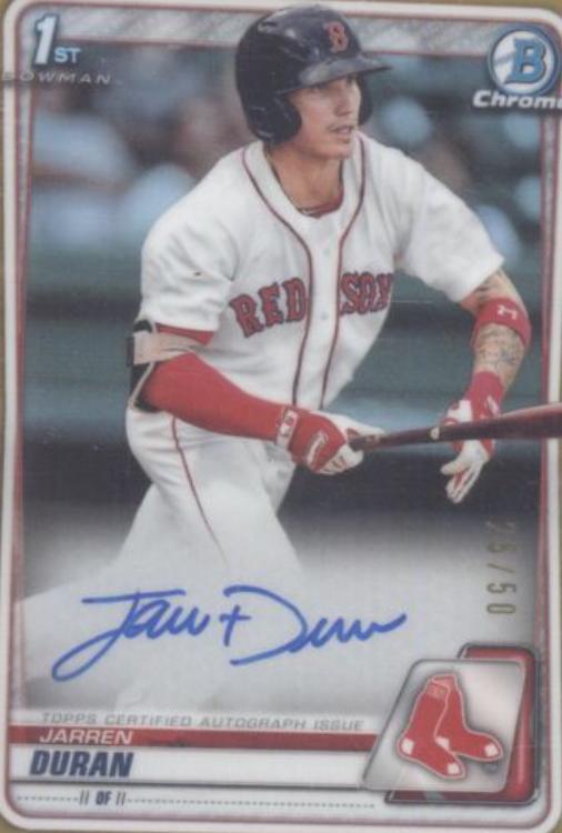 Jarren Duran [Gold Shimmer] #CPA-JD