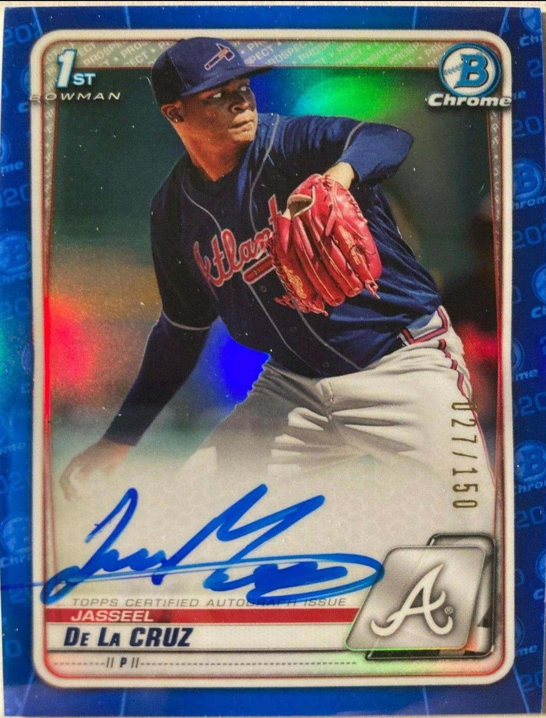 Jasseel De La Cruz [Blue Refractor] #CPA-JDC