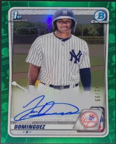 Jasson Dominguez [Green Refractor] #CPA-JDO