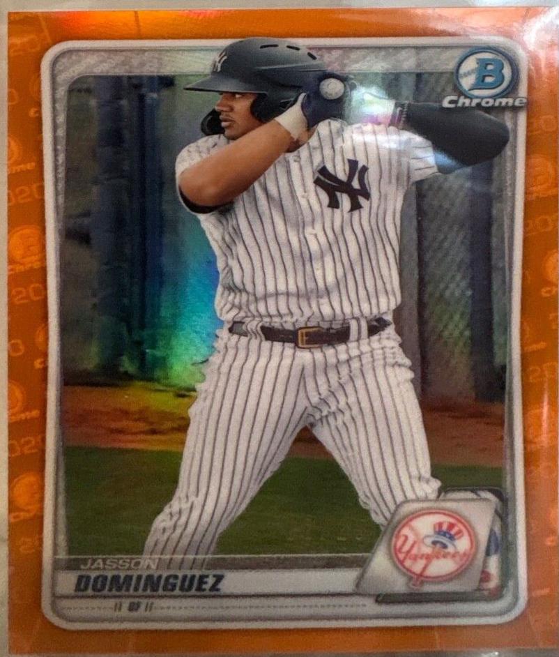 Jasson Dominguez [Orange Shimmer] #CPA-JDO