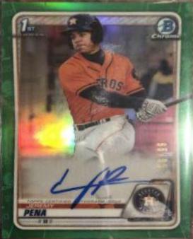 Jeremy Pena [Green Refractor] #CPA-JP