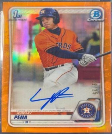Jeremy Pena [Orange Refractor] #CPA-JP
