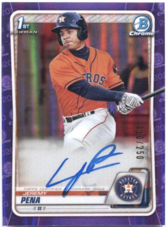 Jeremy Pena [Purple Refractor] #CPA-JP