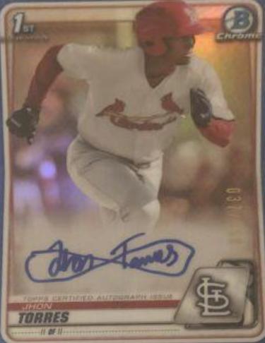 Jhon Torres [Blue Refractor] #CPA-JT