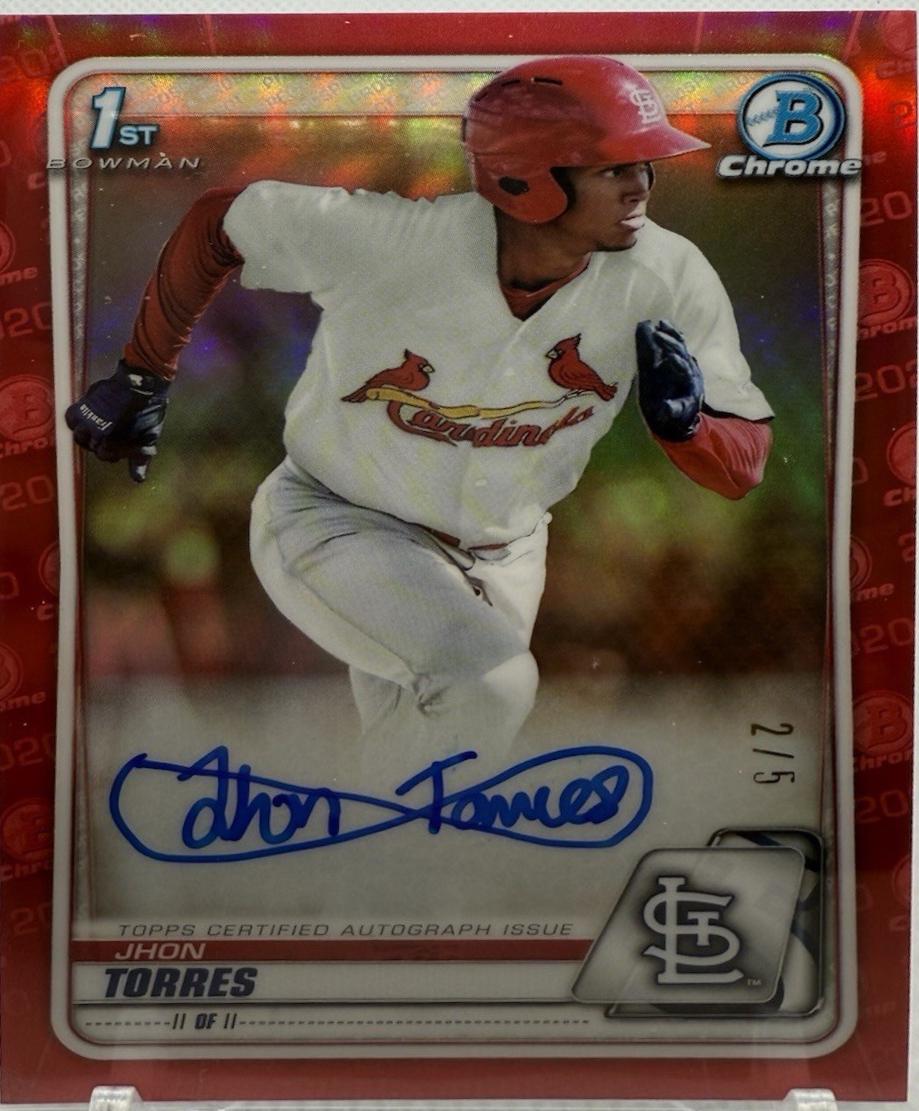 Jhon Torres [Red Refractor] #CPA-JT