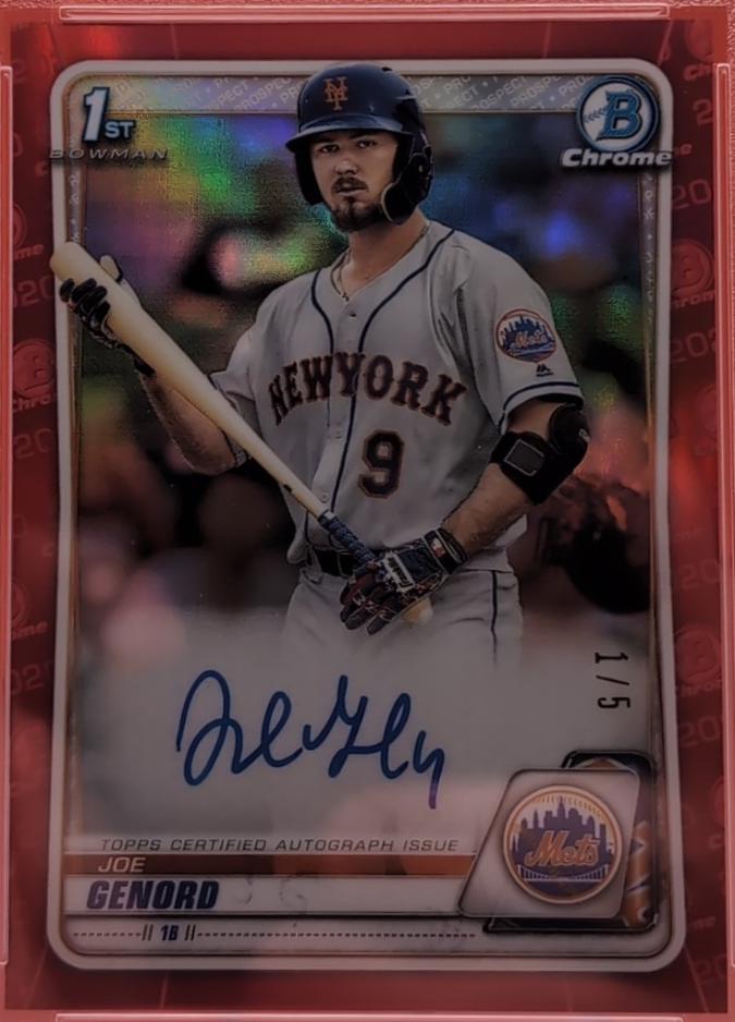Joe Genord [Red Refractor] #CPA-JG