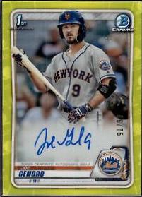 Joe Genord [Yellow Refractor] #CPA-JG