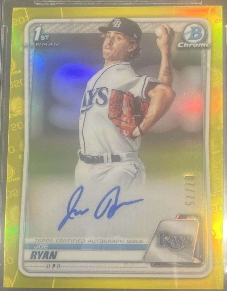 Joe Ryan [Yellow Refractor] #CPA-JRY