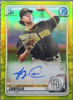Joey Cantillo [Yellow Refractor] #CPA-JC