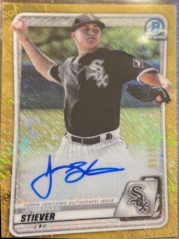 Jonathan Stiever [Gold Refractor] #CPA-JS