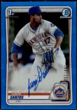 Junior Santos [Blue Refractor] #CPA-JS