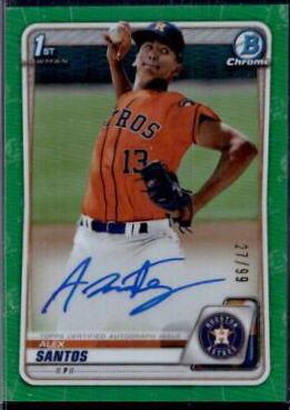 Junior Santos [Green Refractor] #CPA-JS