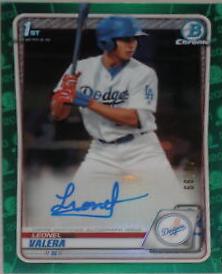 Leonel Valera [Green Refractor] #CPA-LV