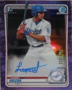 Leonel Valera [Purple Refractor] #CPA-LV