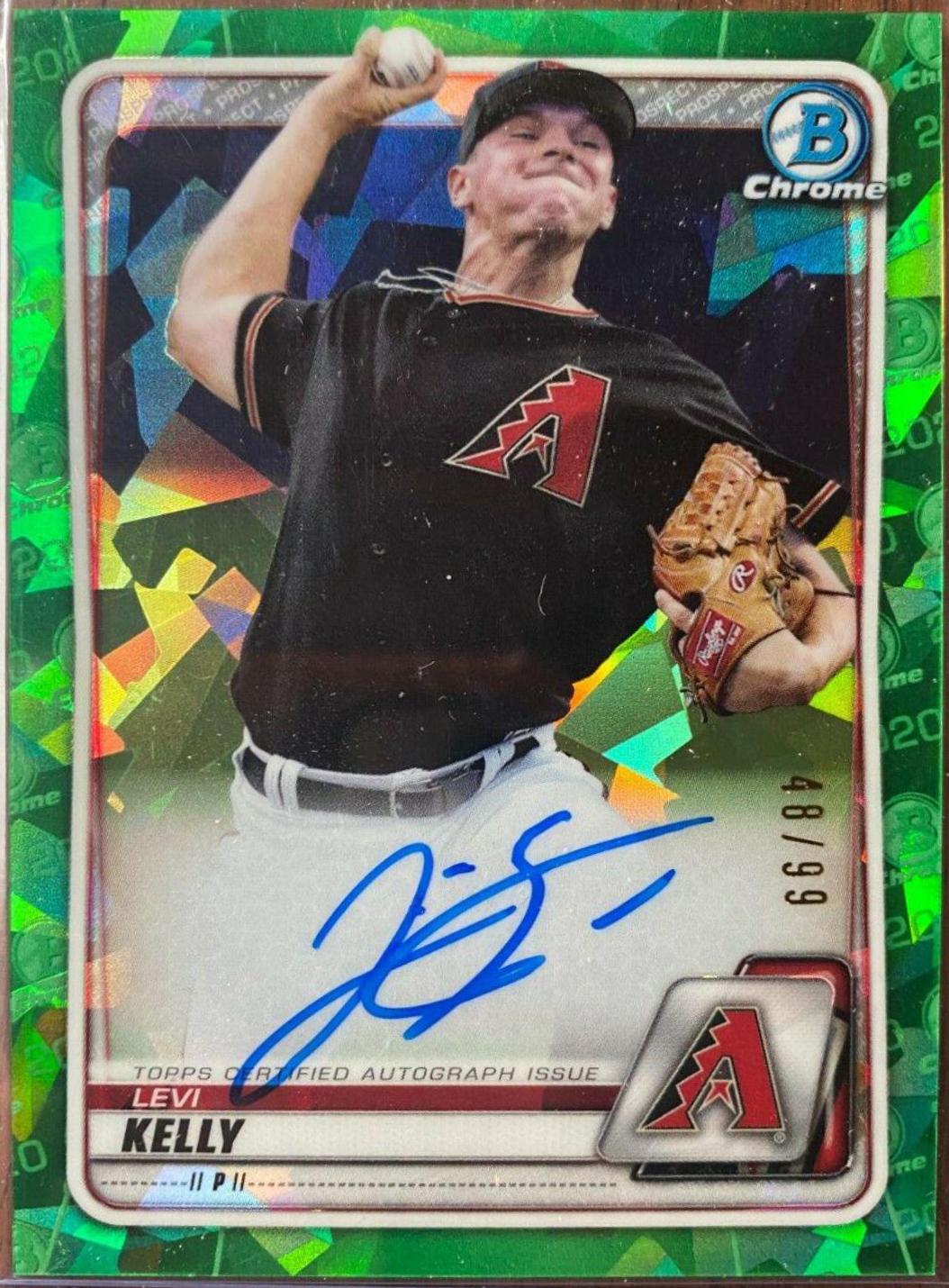 Levi Kelly [Green Refractor] #CPA-LK