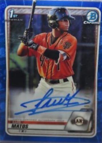 Luis Matos [Blue Refractor] #CPA-LM